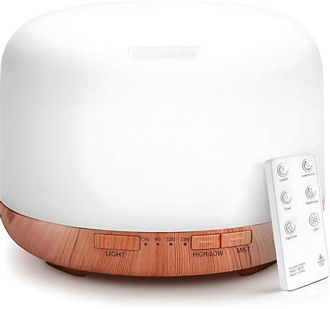 Pure Aroma 500ml Essential Oil Diffuser | Ultrasonic 5-in-1 ...