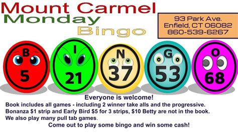 Monday Nights @ Mt. Carmel Enfield, Our Lady of Mt. Carmel Society ...