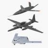 3D Rigged USA UAVs Collection | 3D Molier International