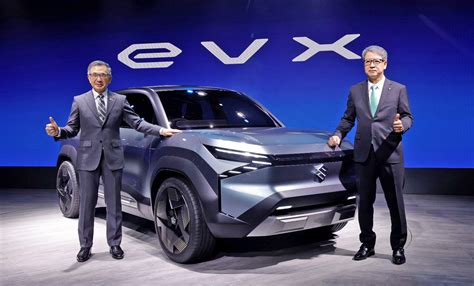 Maruti’s First All-Electric SUV EVX Unveiled At Auto Expo 2023 ...
