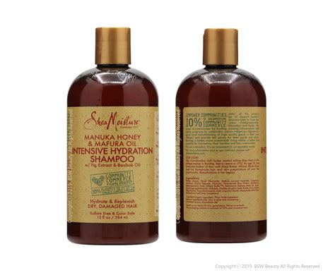 SHEA MOISTURE MANUKA HONEY INTENSIVE HYDRATION SHAMPOO 13oz