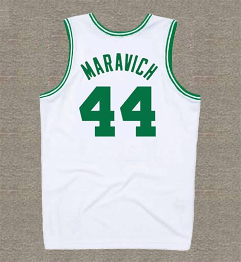 PETE MARAVICH Boston Celtics 1979 Home Throwback NBA Basketball Jersey ...