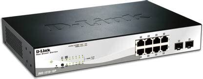 D-Link DGS-1210-10P Smart Gigabit PoE 8 Ports 1000 Mbps Smart Network ...