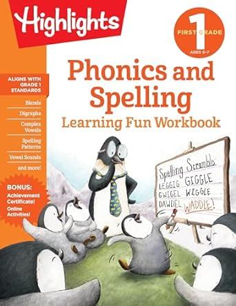 First Grade Phonics and Spelling (Highlights Learning Fun Workbooks ...