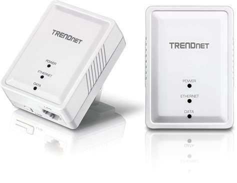 TRENDnet 500 Mbps Compact Powerline Ethernet AV Adapter Kit (TPL-406E2K ...