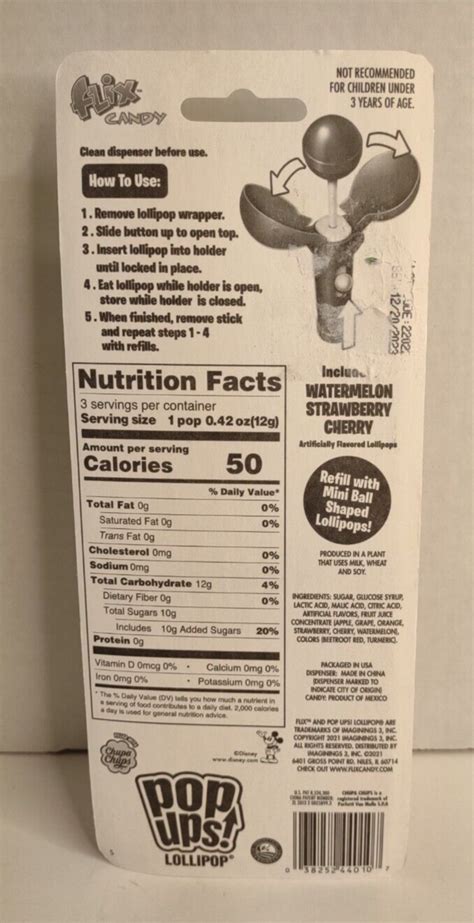 Buy Disney Junior Minnie Mouse Chupa Chups Candy Stocking. Pop Ups ...