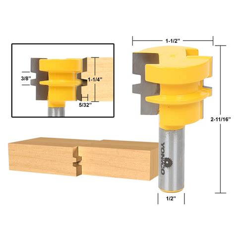 Image result for Drawer Lock Router Bit and Set Up Block