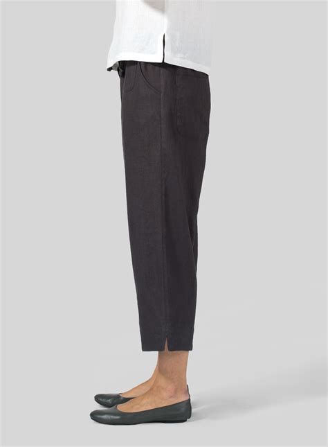 Linen Cropped Pant