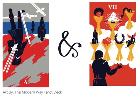 Five Of Swords Reversed AND Seven Of Cups Tarot Cards Together