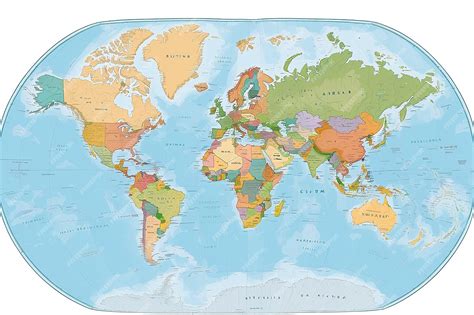 Current World Map with Countries 的图像结果