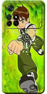 BUGGU Ben 10 POCO X4 PRO 5G Back Skin Guard, Mi POCO X4 PRO 5G Mobile ...