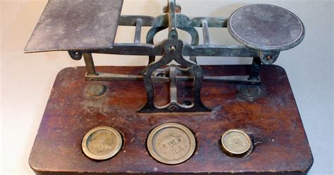 (286) Почтовые весы системы Роберваля. Postal Skales Roberval. — Teletype