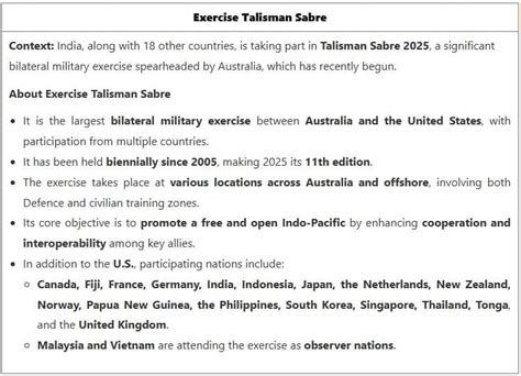 India’s Defence Forces and Ranks, Important Military Exercises ...