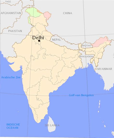 Latitude Of Delhi
