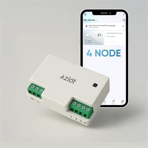 AZIOT 4 Node Smart Switch - WiFi/Bluetooth Communication - Made in ...