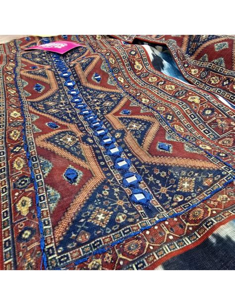 Set 38-20th May - Navy blue Ikkat Printed Linen - Elegant neck design ...