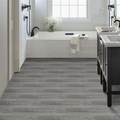Snapklik.com : Peel And Stick Floor Tile, 40-Pack 60 SqFt, Natural Grey ...