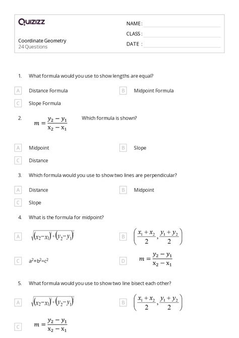 50+ distance between two parallel lines worksheets for 10th Class on ...