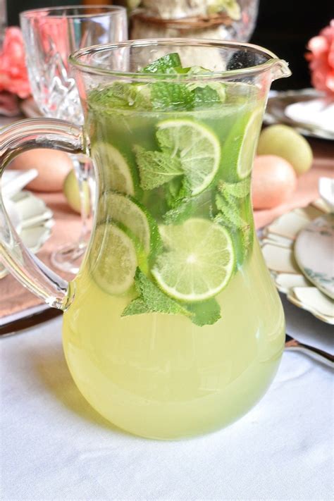 Sparkling Lime Mint Punch (Mocktail) ⋆ SomeTyme Place | Recipe | Lime ...