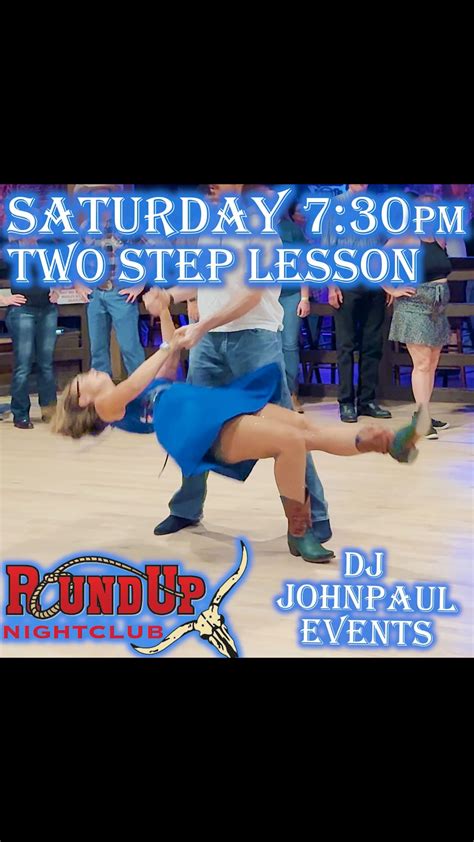 DJ JohnPaul Events | 2Step & Line Dance Lessons💃🕺 At Round Up Nightclub ...