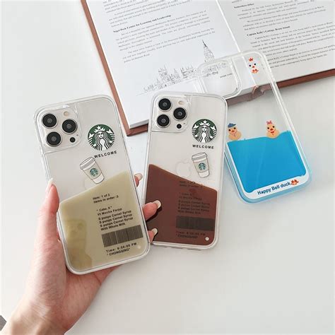 iPhone 16 Series SB Liquid Coffee Floating Cup Case Cover – FRATO