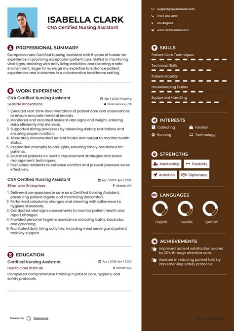 10+ Nursing Assistant Resume Samples & Templates for 2025