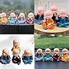 Buy GW Creations Cute Mini Monk Sitting Set of 4, Little Baby Monk ...