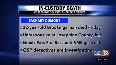 32-year-old inmate dies at Josephine County Jail - YouTube