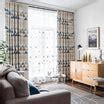 Premium Blackout Geometric Curtains - Ethnic Art of Pyramids(Set of 2 ...