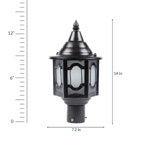 Black Metal Gate Light – Harold Electricals