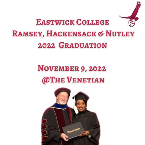 Eastwick College on LinkedIn: #eastwick #commencement #registration # ...