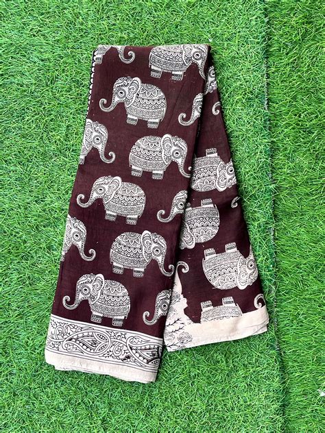 Kalamkari Chennuri Silk Saree – KSS-M017 – JSP Handlooms