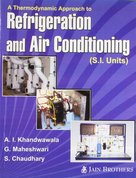 Amazon.in: Buy Thermodynamic Approach To Refrigeration And Air ...