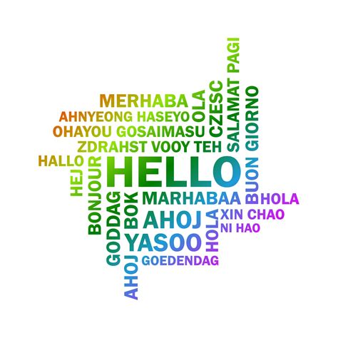 Hello In Different Languages Vector Art, Icons, and Graphics for Free ...