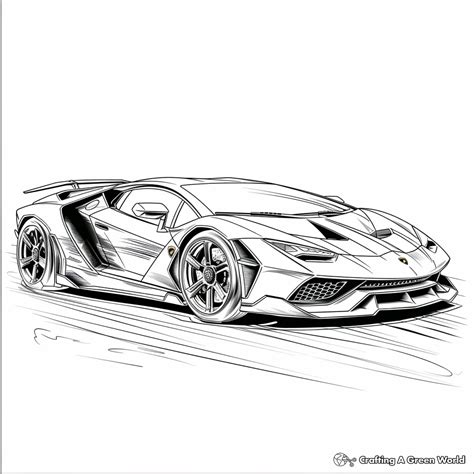 Lamborghini Coloring Pages - Free & Printable!