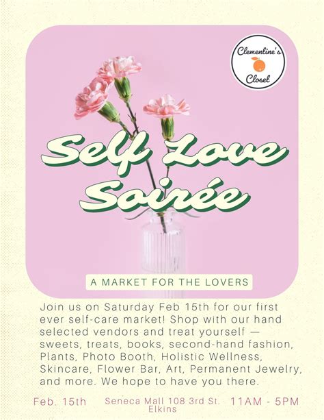 Self Love Soirée - a Self-Care Market, The Atrium at Seneca Mall ...