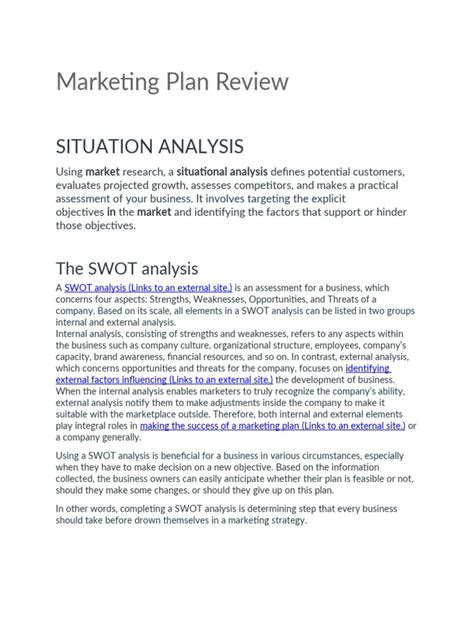 Image result for Situation analysis SWOT Analysis