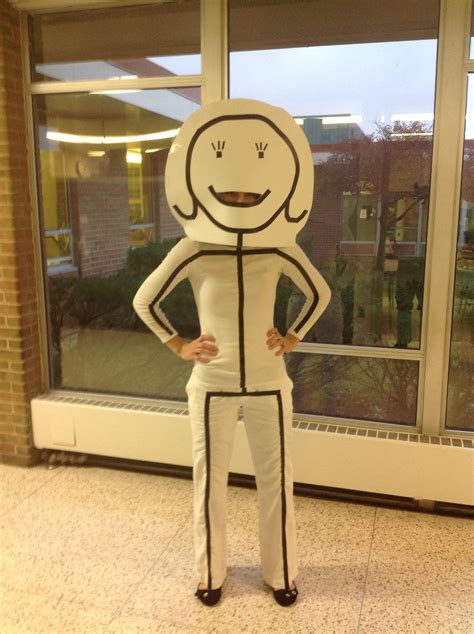 My DIY teacher stick figure halloween costume | Teacher halloween ...