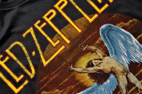 Official Led Zeppelin T Shirt USA Tour 1975 Icarus Licensed Tee New S ...