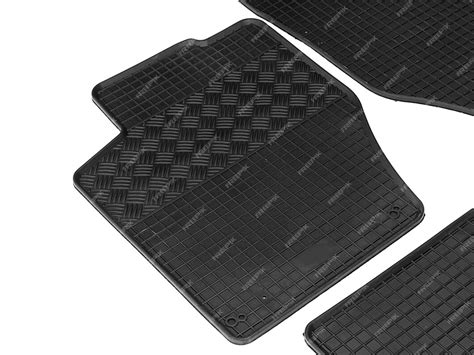 Rubber mats in the car | Premium Photo