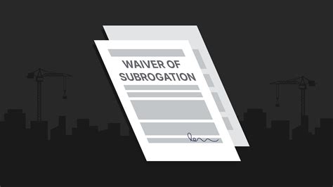 Insurance Definition Waiver Of Subrogation at Harry Quintana blog