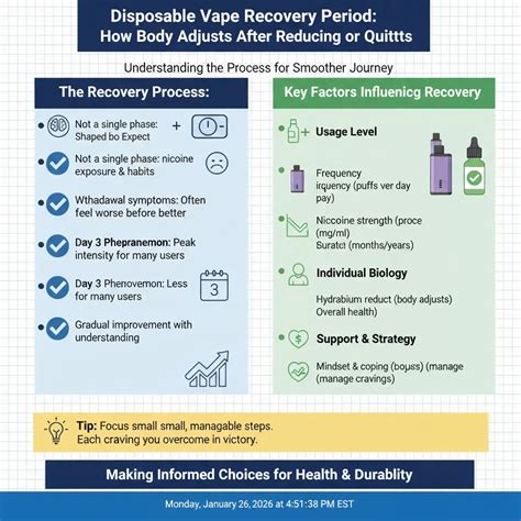 Disposable Vape Recovery Period: What Happens After Quitting