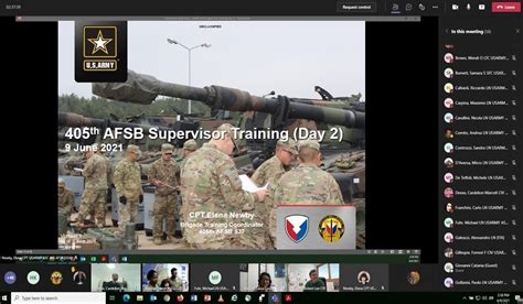 405th AFSB develops virtual supervisor training program for local ...