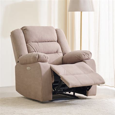 Buy Cairo NXT Fabric 1-Seater Electric Recliner - Beige from Home ...