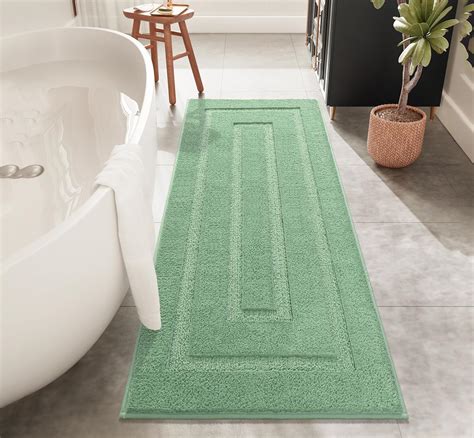 Amazon.com: HOMORE 24x60 Inch Bathroom Rug, TPR Backing Non Slip Long ...