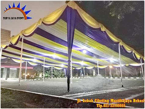 Sewa Tenda Acara Murah Dekorasi Serut Jakarta | Pelayanan 24 Jam