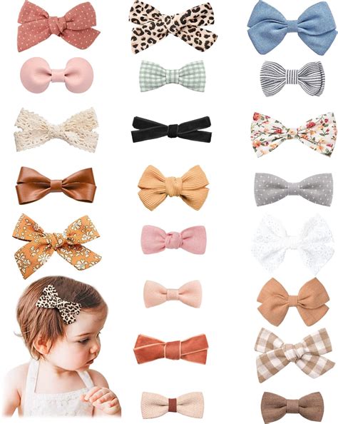 Amazon.com: Izycoon Baby Hair Clips - 24 Pcs Fully Lined Hair Clips ...