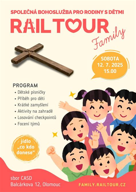 RAIL tour Family BOHOSLUŽBA 2025, Balcárkova 12, 779 00 Olomouc, Česká ...