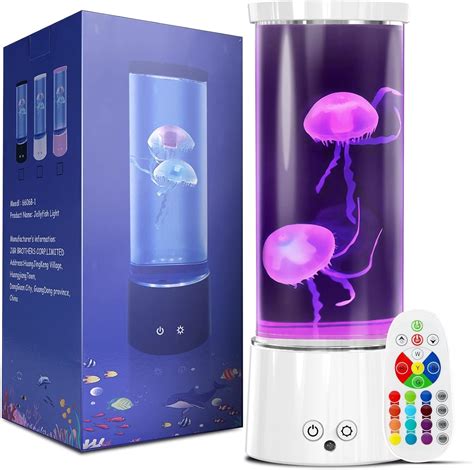 Jellyfish Lamp, 17 Color Changing Jelly Fish Light Mood Lamps for Home ...