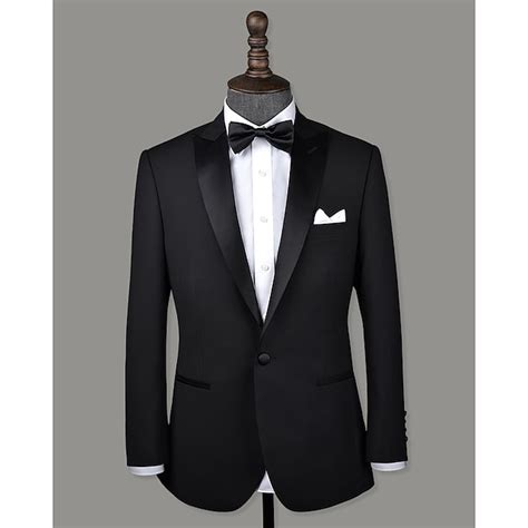 Custom Tuxedos Wedding Special Occasion Event Party Shawl Collar Black ...